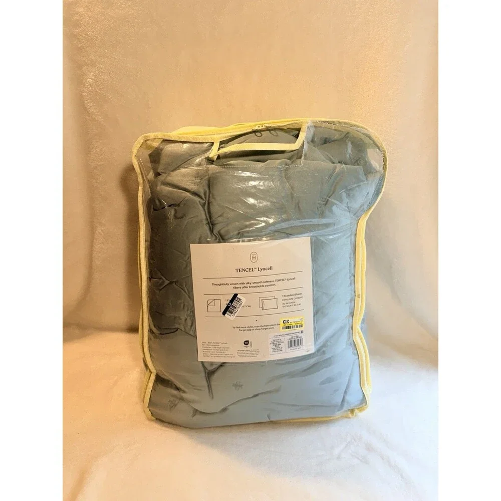 Threshold™ TENCEL™ Full/Queen Comforter & Sham Set Teal 3Pc Cooling 320TC